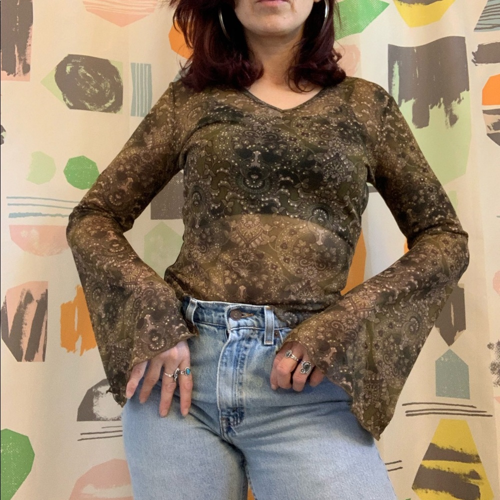 Vintage 90’s sheer blouse